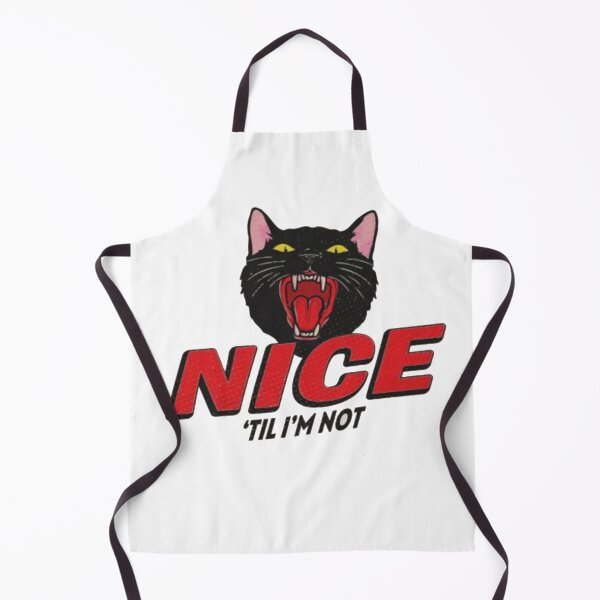 Item preview, Nice Til I'm Not – Retro Black Cat Funny Vintage designed and sold by Gbriel3.