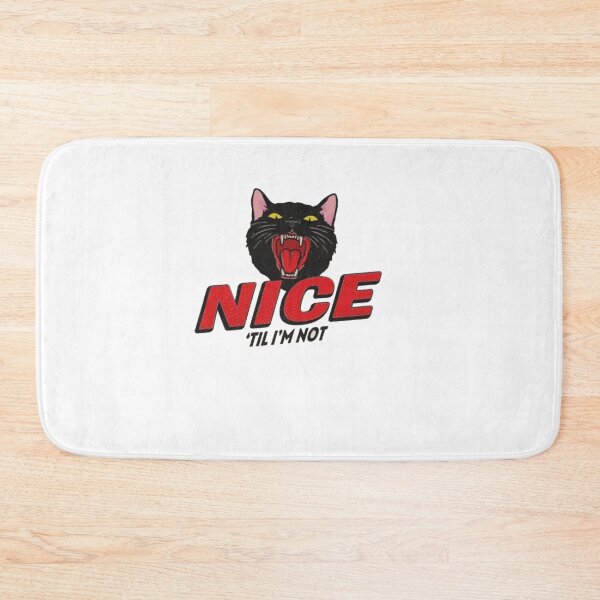 Item preview, Nice Til I'm Not – Retro Black Cat Funny Vintage  designed and sold by Gbriel3.