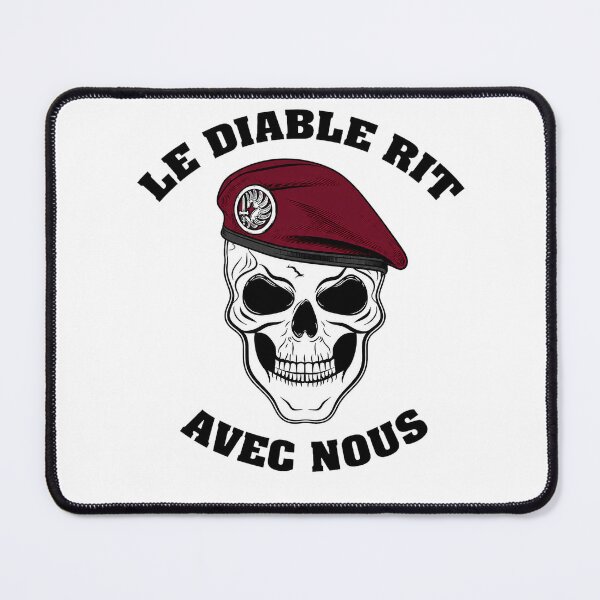 Item preview, The devil laughs with us - French Paratrooper designed and sold by WotanArt.