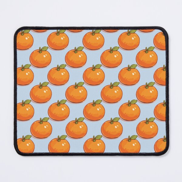 Item preview, Clementine Pattern – Retro Orange Citrus Fruit & Green Leaves 3 designed and sold by SimplePoDesign.