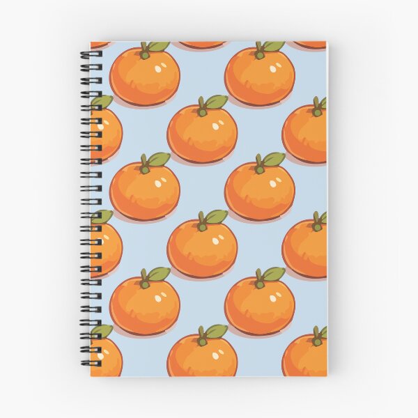 Item preview, Clementine Pattern – Retro Orange Citrus Fruit & Green Leaves 3 designed and sold by SimplePoDesign.