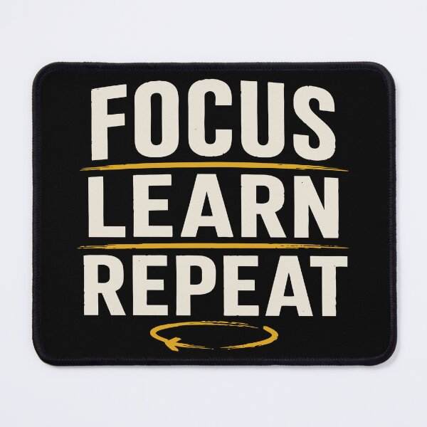 Item preview, Focus Learn Repat| Retro Collegiate Back to School T-shirt designed and sold by Sunday.Supply.