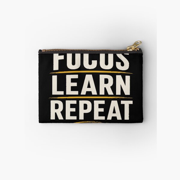 Item preview, Focus Learn Repat| Retro Collegiate Back to School T-shirt  designed and sold by Sunday.Supply.