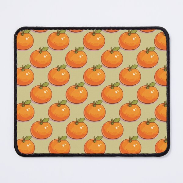 Item preview, Clementine Pattern – Retro Orange Citrus Fruit & Green Leaves 6 designed and sold by SimplePoDesign.