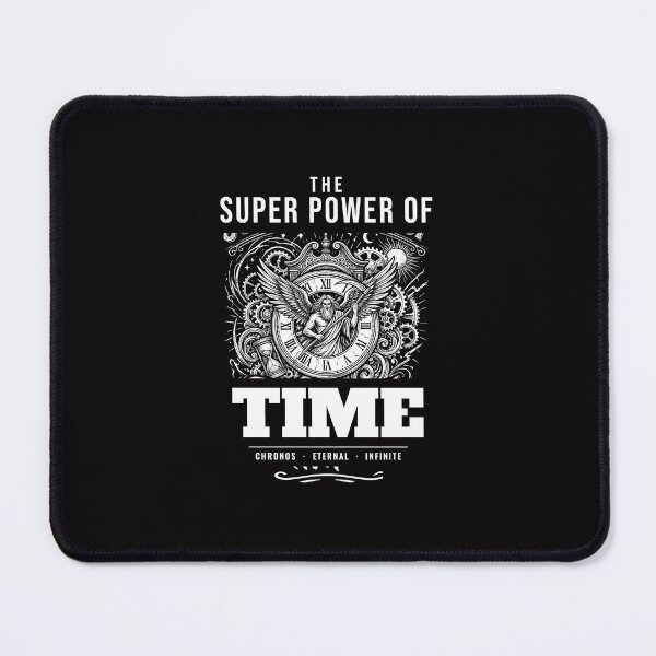 Item preview, Super Power of Time - Chronos Clock Bold Modern Vintage Poster designed and sold by inkaylindesign.
