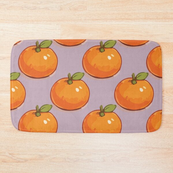 Item preview, Clementine Pattern – Retro Orange Citrus Fruit & Green Leaves 7 designed and sold by SimplePoDesign.