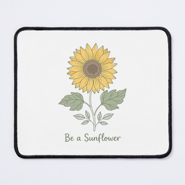 Item preview, Be a Sunflower - Minimal Sunflower Botanical Line Art Motivational designed and sold by Harvirkaur.