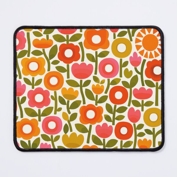 Item preview, Retro 70s Floral Pattern - Groovy Vintage Flower Power designed and sold by Far Out Goods.