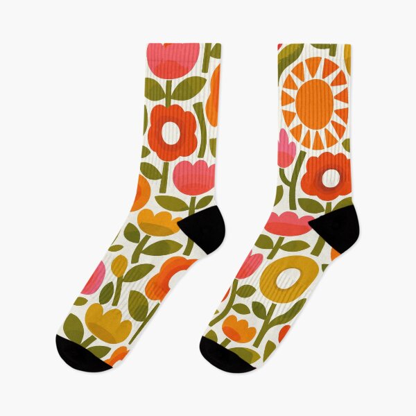 Item preview, Retro 70s Floral Pattern - Groovy Vintage Flower Power designed and sold by Far Out Goods.