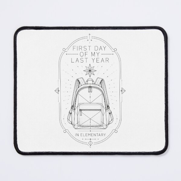 Item preview, First Day of My Last Year in Elementary Faded Sketch Backpack Art Back To School Gift for Students designed and sold by Nightarel.