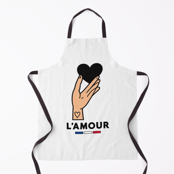 Item preview, French Love – Minimalist Hand and Heart designed and sold by Globe Dolls.
