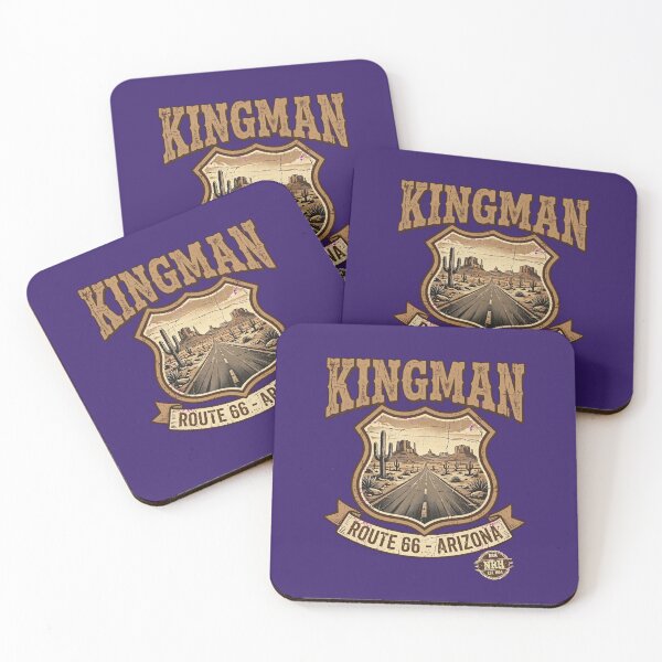 Item preview, Kingman Arizona Route 66 Desert Highway Badge designed and sold by Normandy Road Heritage.