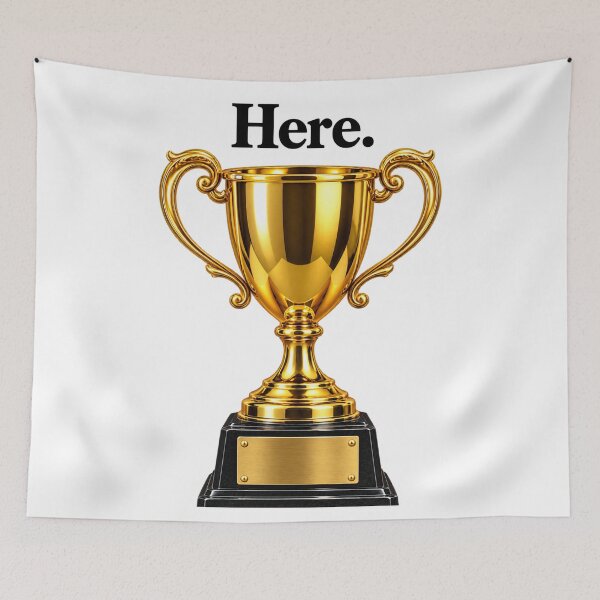 Item preview, Here. – You Won Something designed and sold by RANDOMUM Studio.