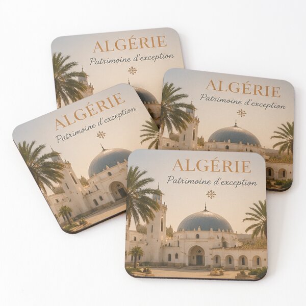 Item preview, White Mosque and Palms Algeria — Exceptional Heritage designed and sold by Louise2026.