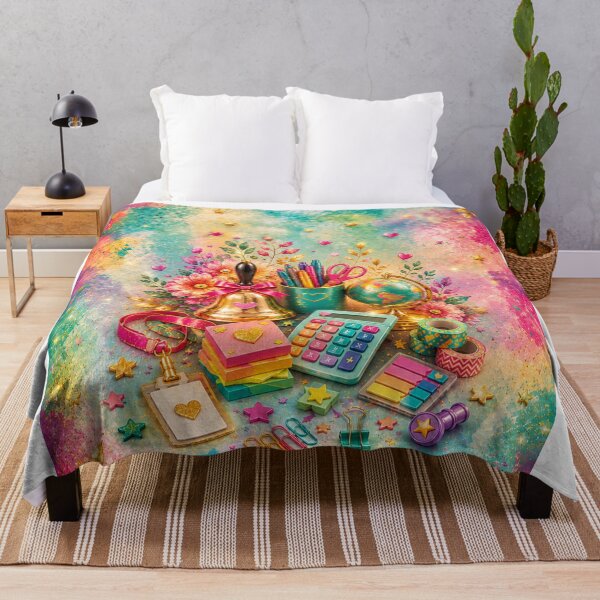 Item preview, Colorful Teacher Essentials – Vibrant Classroom Floral Design designed and sold by HO•Designs.