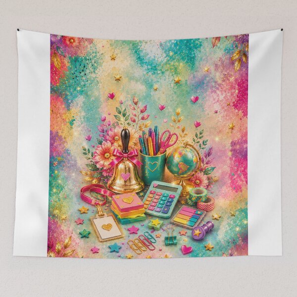 Item preview, Colorful Teacher Essentials – Vibrant Classroom Floral Design designed and sold by HO•Designs.