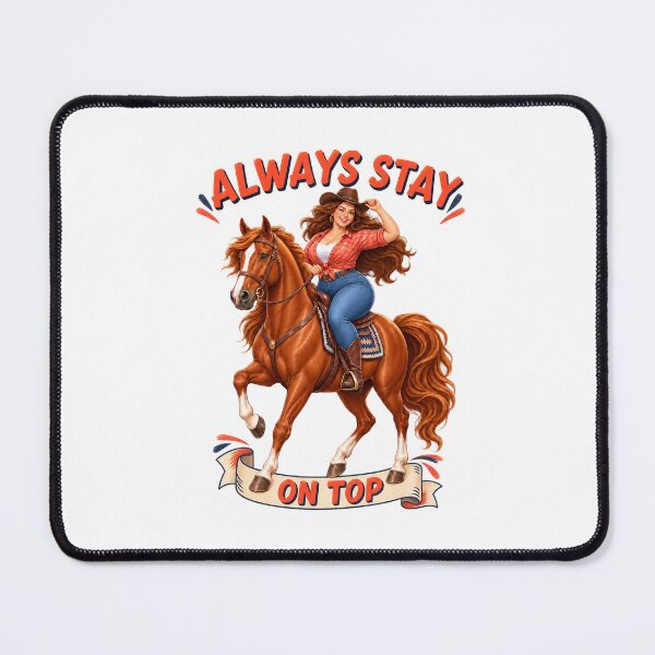 Item preview, Plus Size Cowgirl Always Stay On Top designed and sold by Kolibra.