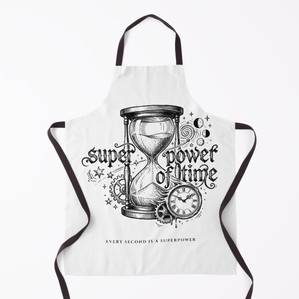 Item preview, Super Power of Time - Hand Drawn Hourglass Sketch Gothic Script designed and sold by inkaylindesign.