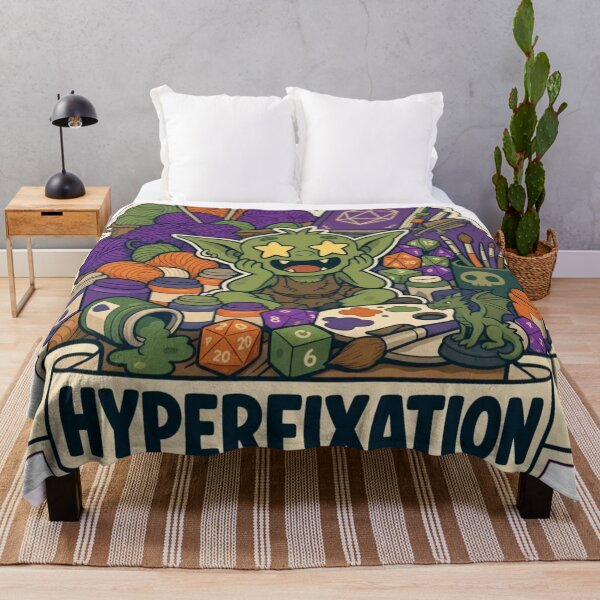 Item preview, Hyperfixation Era | Funny ADHD Neurodivergent Humour Doodle designed and sold by StickyGuys.
