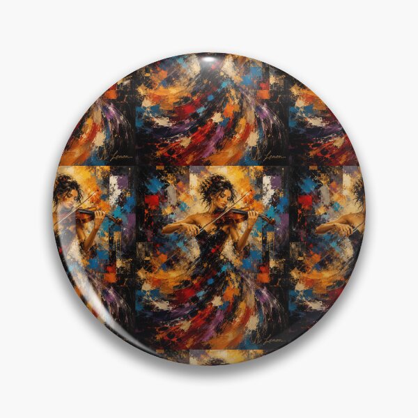 Item preview, Violinist in a Symphony of Color designed and sold by SHOCAMPOS DESIGNS .