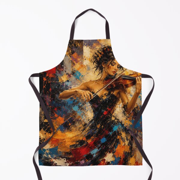Item preview, Violinist in a Symphony of Color designed and sold by SHOCAMPOS DESIGNS .