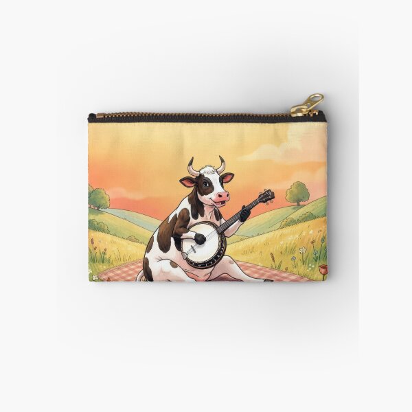 Item preview, Cow Playing a Banjo in a Pasture designed and sold by Maria Dryfhout.