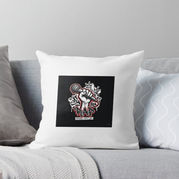 Item preview, Rap Street Art Microphone Graffiti Emblem designed and sold by tienda0clasica.