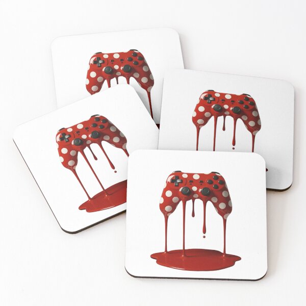 Item preview, Melting Polka Dot Game Controller Gamer Pop Art designed and sold by YourColorsWall.