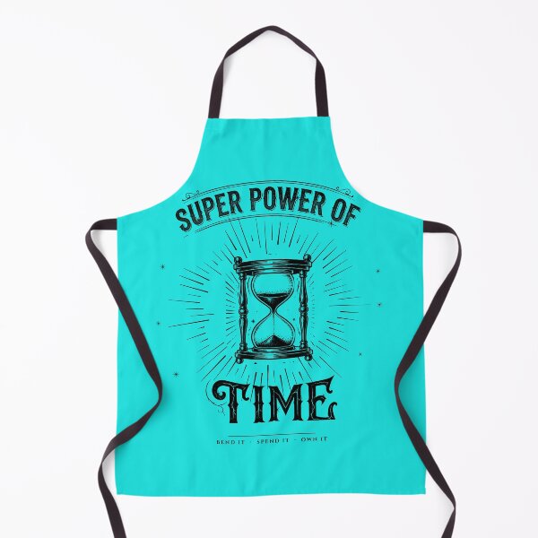 Item preview, Super Power of Time - Bold Hourglass Sunburst Retro Badge designed and sold by inkaylindesign.
