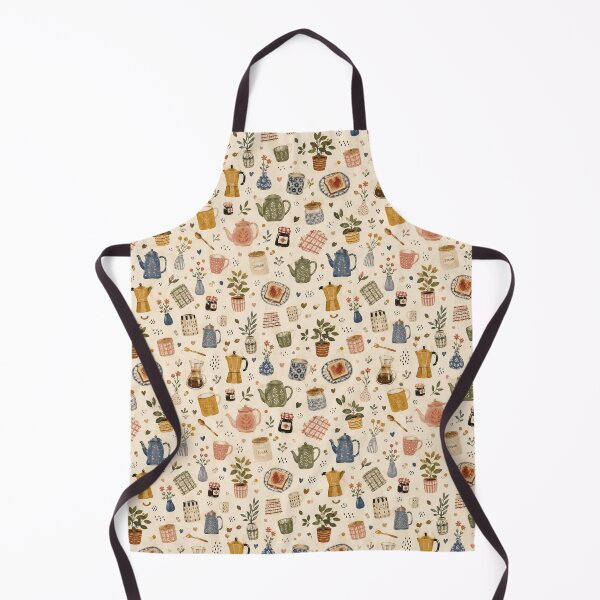 Item preview, Cozy Coffee & Tea Time Pattern Kitchen Cafecore Aesthetic designed and sold by QCena.