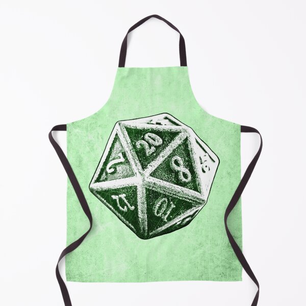 Item preview, d20 Green Critical Hit Dark Fantasy Tabletop RPG Art designed and sold by Ghoul Enterprises.