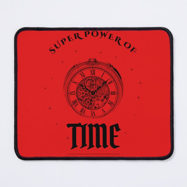 Item preview, Super Power of Time - Skeleton Clock Face Gothic Typography designed and sold by inkaylindesign.