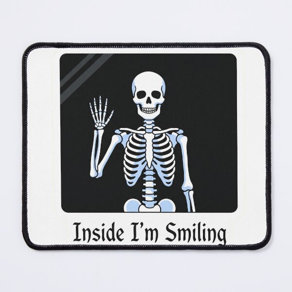 Item preview, Inside I'm Smiling - Funny X-Ray Skeleton designed and sold by LogicPulse.