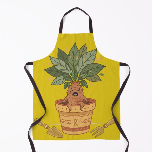 Item preview, Cute Crying Mandrake Root in Flower Pot - Funny Herbology Art designed and sold by KreonaTime.