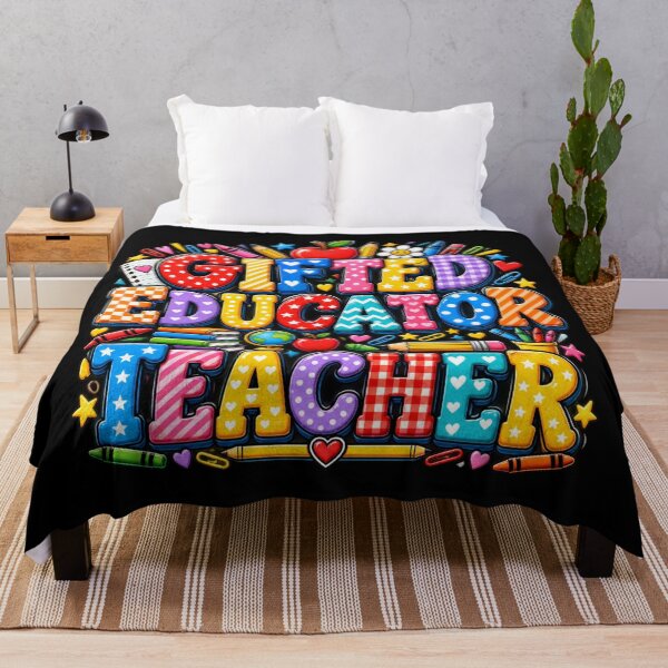 Item preview, Gifted Educator Teacher T-Shirt | Colorful School Teacher Appreciation Graphic Gift designed and sold by Trendably.