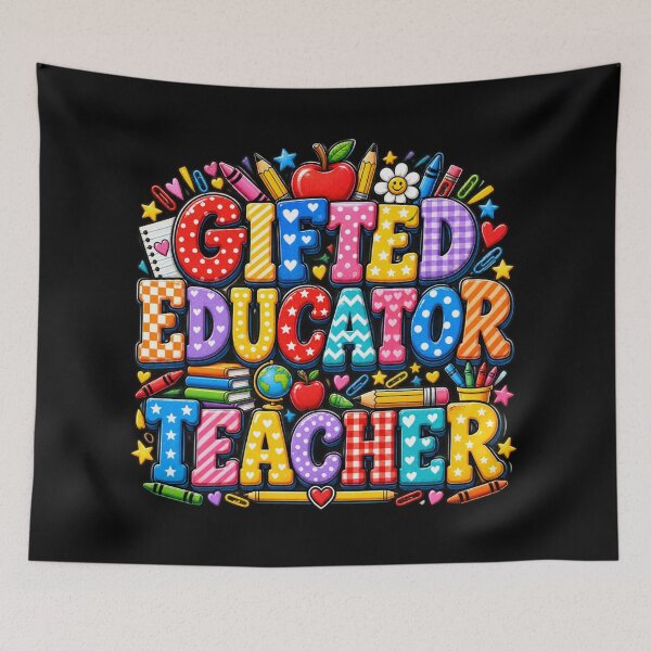 Item preview, Gifted Educator Teacher T-Shirt | Colorful School Teacher Appreciation Graphic Gift designed and sold by Trendably.