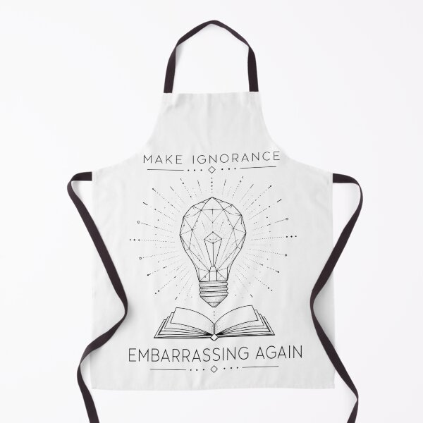 Item preview, Make Ignorance Embarrassing Again Faded Sketch Lightbulb Art Critical Thinking Gift for Educators designed and sold by Nightarel.