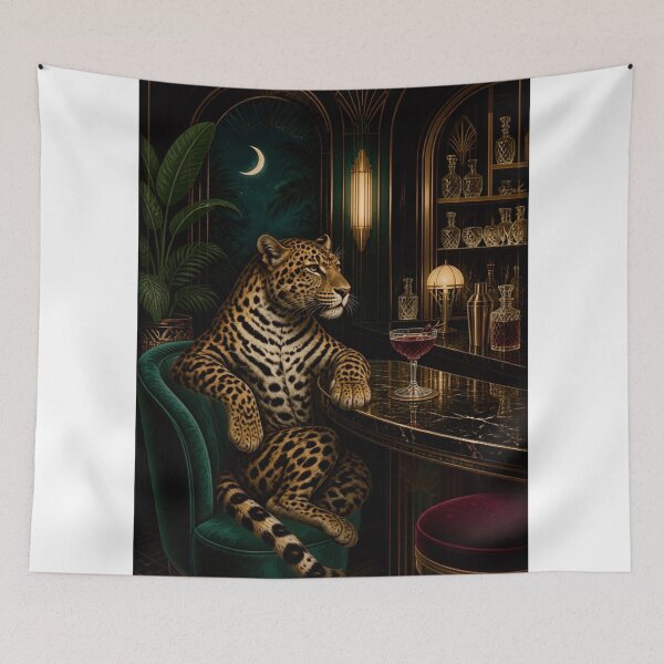 Item preview, Glamour – Art Deco Luxury Animal Nightlife designed and sold by Rooted & Co.
