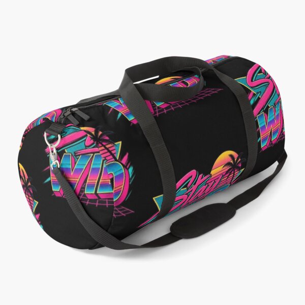 Item preview, Stay Wild 80s Retro Neon Vaporwave Palm Tree Sunset Graphic Tee designed and sold by TM DESIGNS AND MORE.