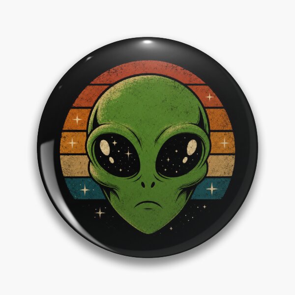 Item preview, Retro Alien Cosmic Eyes Vintage Space Explorer designed and sold by Moizento.