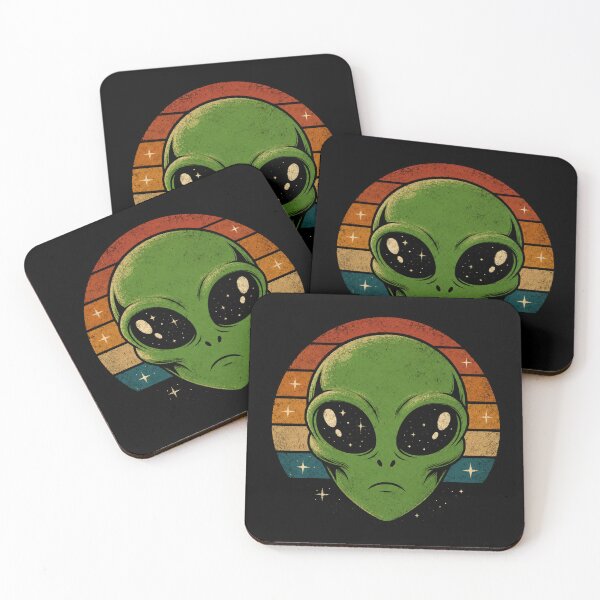 Item preview, Retro Alien Cosmic Eyes Vintage Space Explorer designed and sold by Moizento.