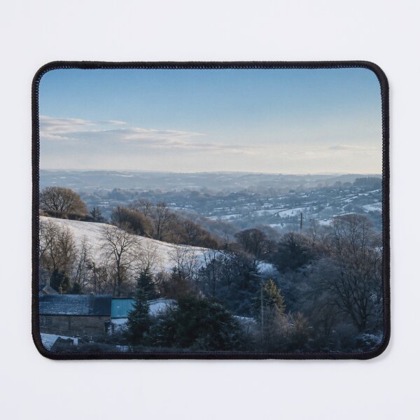 Item preview, Winter Morning over Snow-Dusted Countryside Valleys designed and sold by Astute-Artio-Photography.
