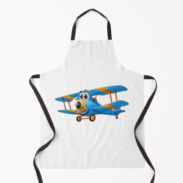 Item preview, Biplane Blue Yellow Cartoon designed and sold by Scott Hayes.