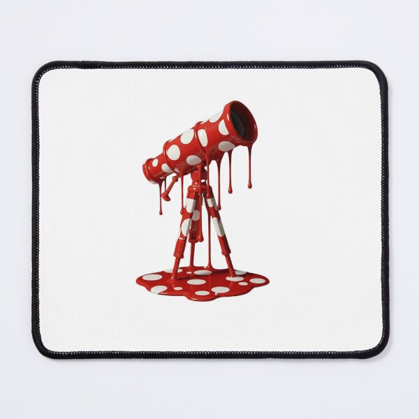 Item preview, Melting Polka Dot Telescope Astronomy Pop Art designed and sold by YourColorsWall.