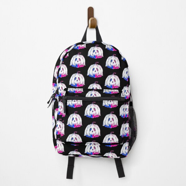 Item preview, Pink And Blue Ghost Pumpkin With Black background  designed and sold by missmann.
