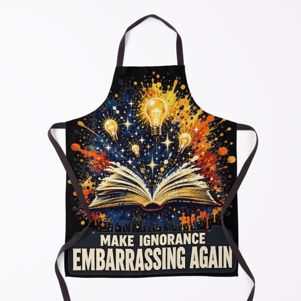 Item preview, Make Ignorance Embarrassing Again Explosive Splash Book Art Critical Thinking Gift for Educators designed and sold by Nightarel.