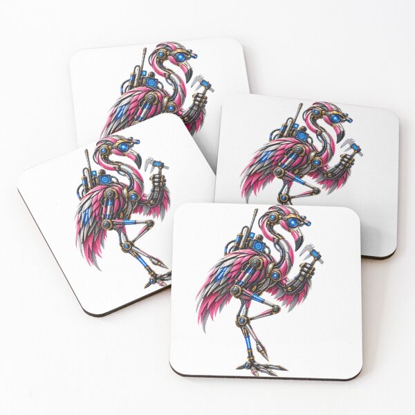 Item preview, Steel Flamingo Metrology Technician – Mechanical Bird Precision Engineering designed and sold by SteelCoat Studio.