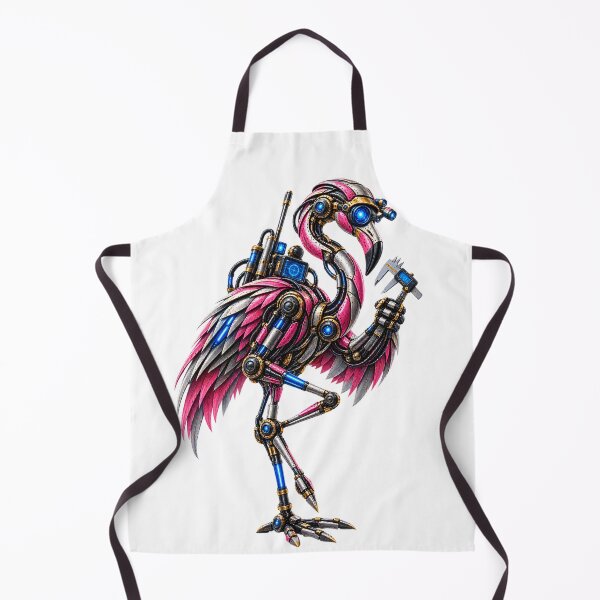 Item preview, Steel Flamingo Metrology Technician – Mechanical Bird Precision Engineering designed and sold by SteelCoat Studio.