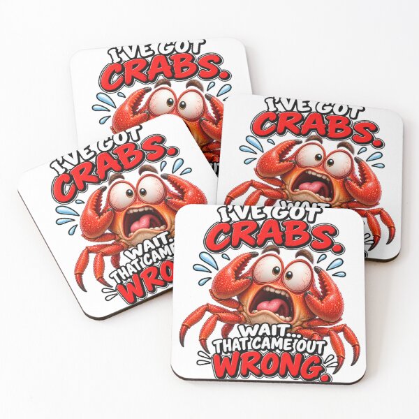 Item preview, I've Got Crabs – Funny Crab designed and sold by HippyRikky.