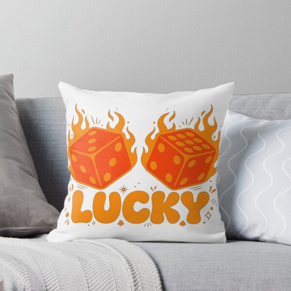 Item preview, Flaming Lucky Dice Casino Fire Art designed and sold by puzzell.